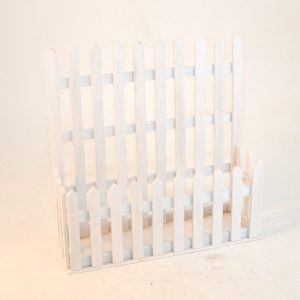 Barrière bois blanc F2877