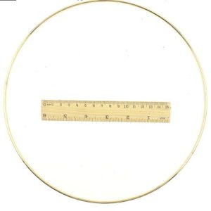 Cercle en Métal doré 20 Cercle doré F6390 f6393