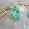 Modèle Vert d'eau & doré boule 2 couleurs
