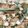 Modèle Boite Kraft Fleurs blanches cercle2