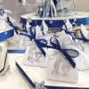 Modèle Bleu marine & Argent comm