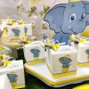 Modèle de Contenants décorés elephants scaled