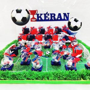 Modèle Football Bleu & rouge foot 1