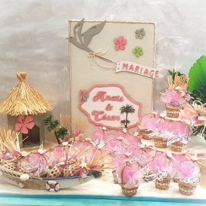 Modèle Paillotte Rose mer 3