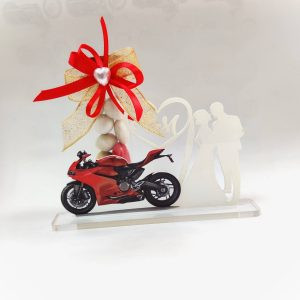 Modèle de Contenants décorés moto rouge scaled