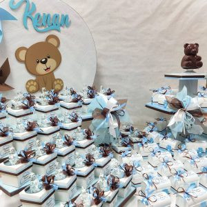 Modèle Ours Marron & Bleu Ciel ours bleu scaled