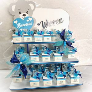 Modèle Petit Ours Bleu Turquoise ours scaled