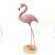 Flamant sur 2 pattes