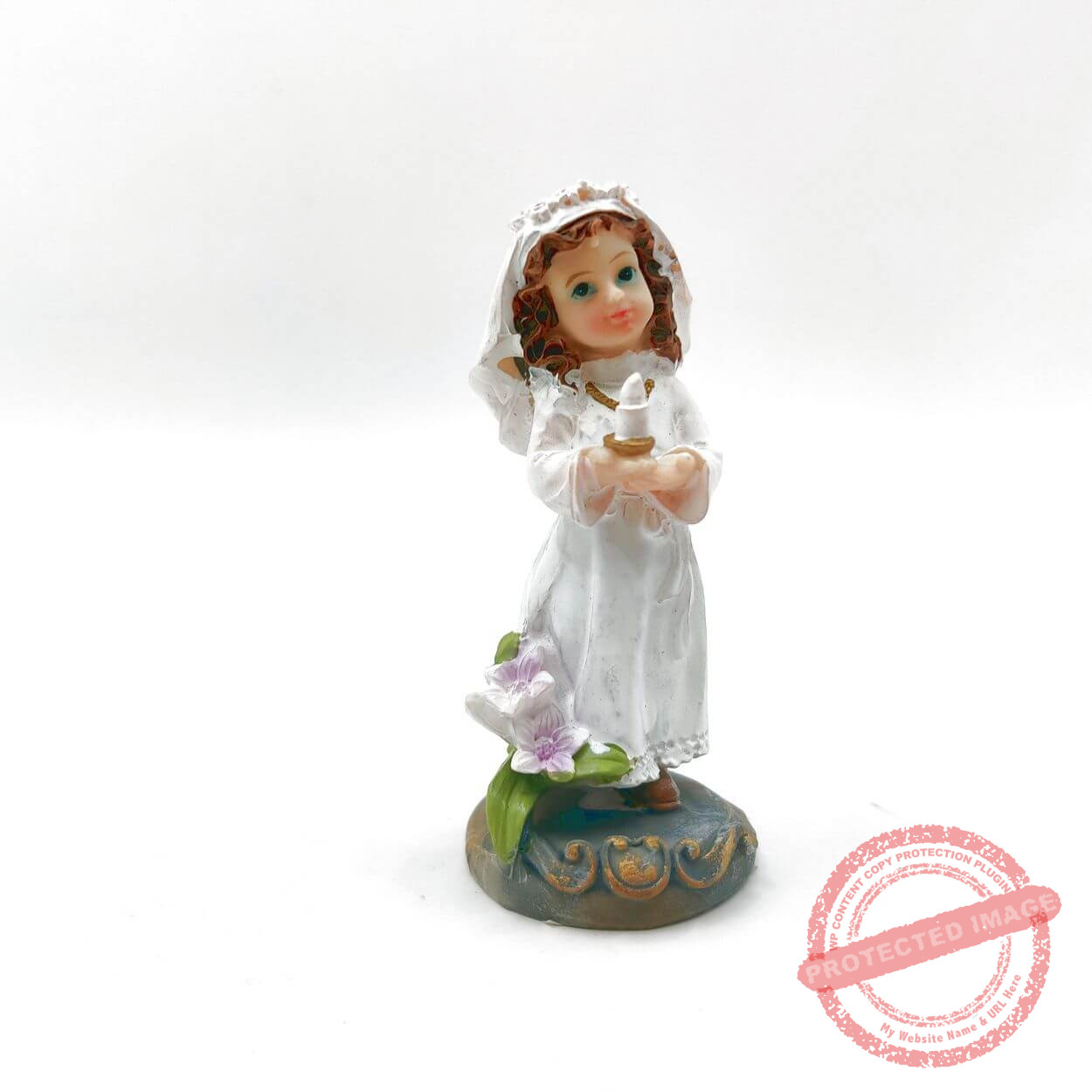 Figurine Communiante debout Fille 2 A58513 F1