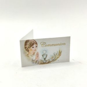 Etiquette Communion Fille