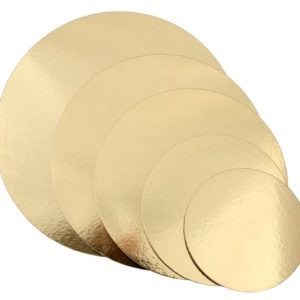 Ronds carton rigide Doré 20 Ronds carton rigide Doré