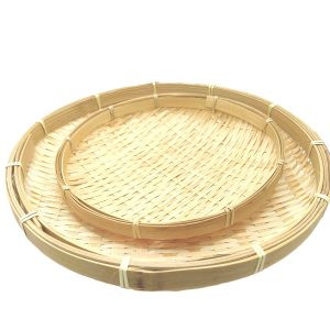 Panier rond en Bambou