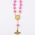 Bracelet Chapelet Strass Fuschia
