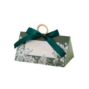 Boite Motif Vert & Blanc